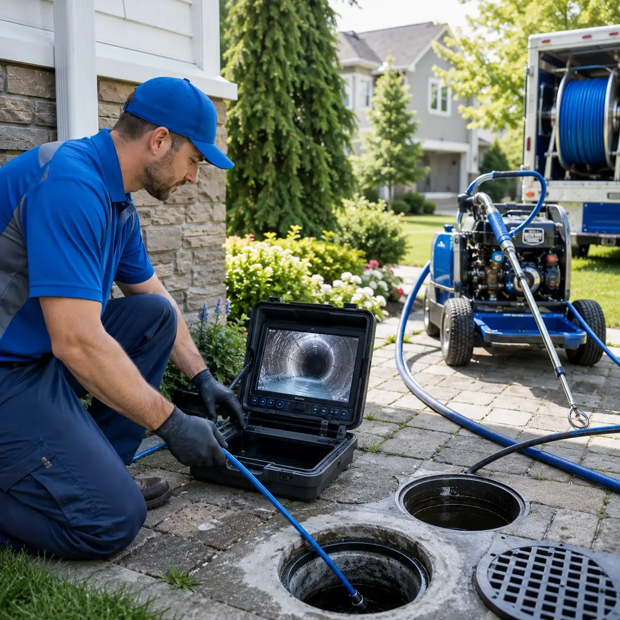 Outdoor drain cleaning professionals serving Ansonville, NC
