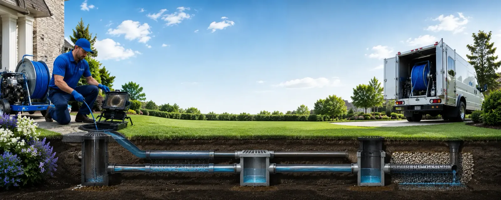 Outdoor drain cleaning information for Ansonville, NC